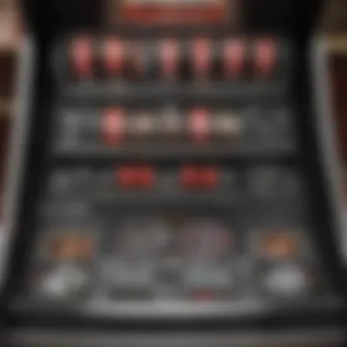 Internal Mechanisms of Casino Shuffle Machines A detailed view of a casino shuffle machine showcasing its internal components and mechanisms