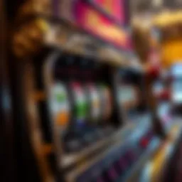 Intricate design of a handpay slot machine highlighting its unique features