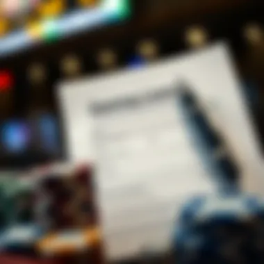 Gaming License Application Document representing gaming license application