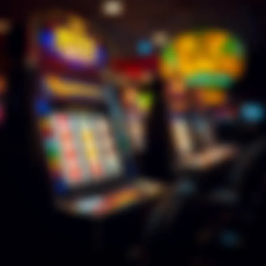 Illustration of the Megabucks slot machine in action