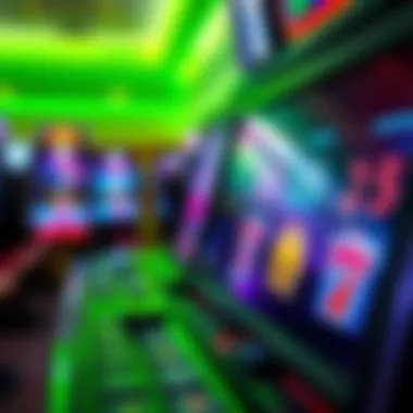 Detailed view of a multi poker slot machine interface showcasing unique features