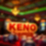 Illustration explaining the Keno game concept