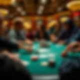 Strategic Texas Hold'em gameplay