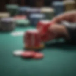 Illustration depicting probability calculations in poker