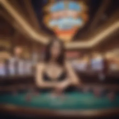 Exciting gaming scene in Las Vegas casino