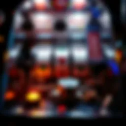 Inside view of a slot machine showcasing its intricate mechanics