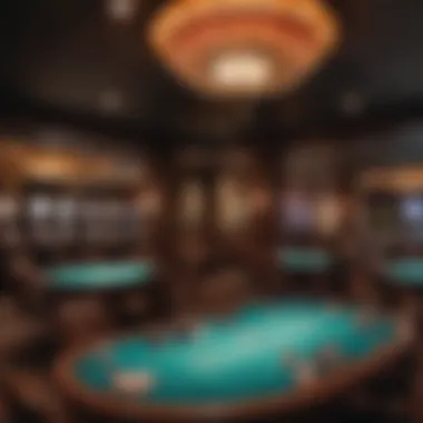 Overview of the Peppermill Poker Room atmosphere