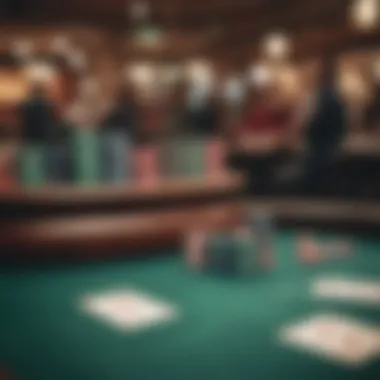 Illustration of a poker table waiting list