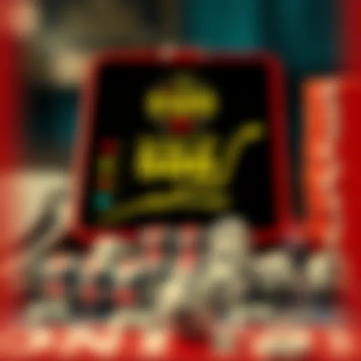 Conceptual graphic on the economic impact of lottery scratch off apps