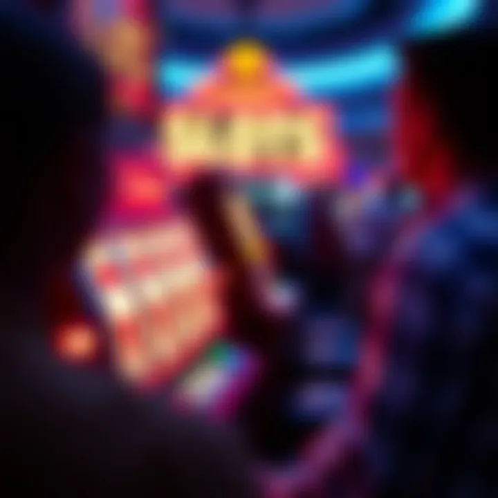 A responsible gaming art piece emphasizing the importance of moderation in slot gaming