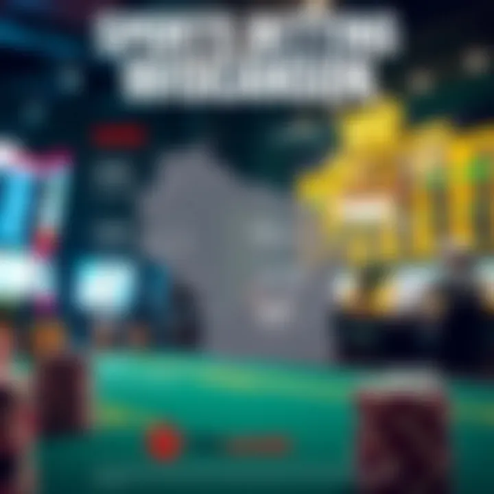 Infographic illustrating sports betting regulations